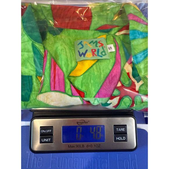 Vintage Jams World Hawaiian Shirt Men’s Small Bold Floral Surf Aloha Y2K - Picture 7 of 7